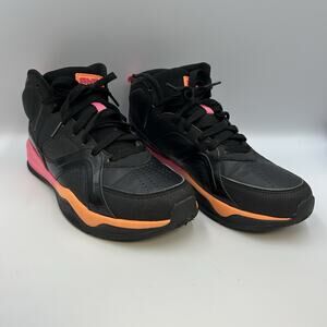And1 Shoes Basketball Athletic Sneakers Women's 9 Black Leather Lace-Up High Top